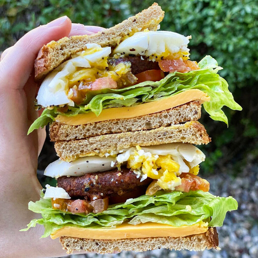 Stacked Brunch Sandwich